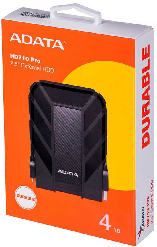 Kietasis diskas Išorinis diskas Adata HD710 Pro USB 3.1 4TB Juodas