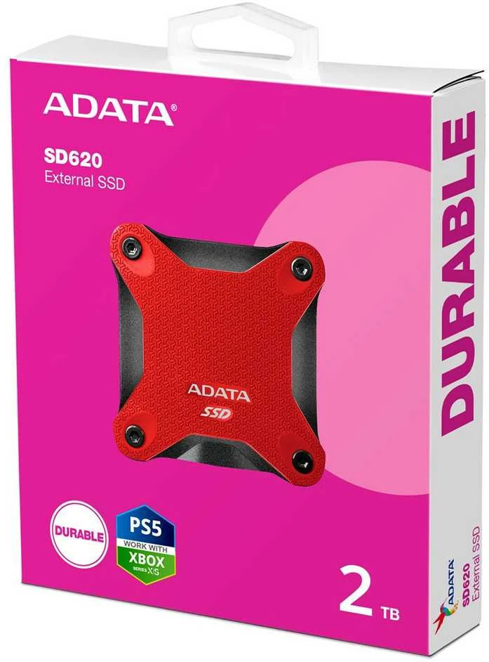 Kietasis diskas ADATA SSD DISK SD620 2TB Raudonas