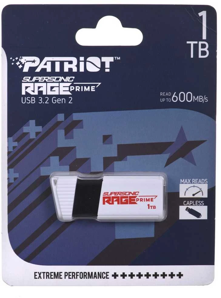 Išorinis kietasis diskas - Patriot Rage Prime, 600 MB/S, 1TB, USB 3.2, 8K IOPS