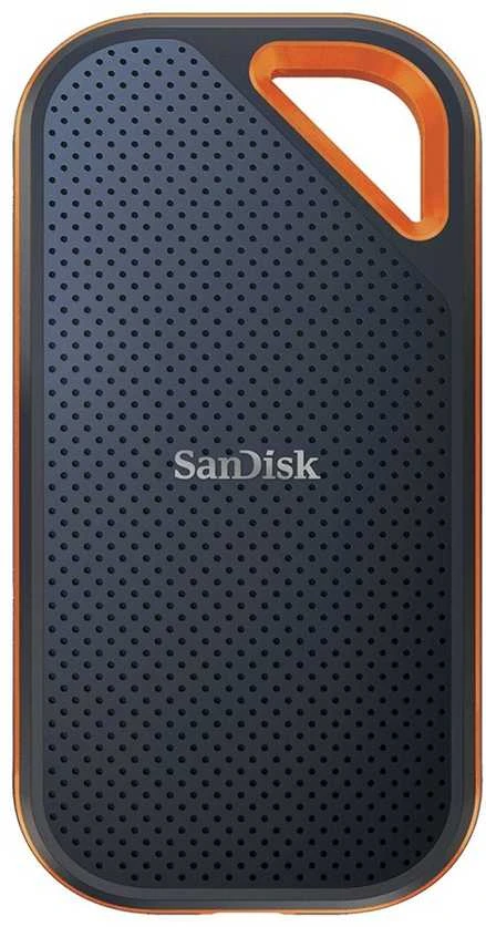 Išorinis kietasis diskas SanDisk Extreme PRO 2TB SSD, Juodos/Oranžinės spalvos