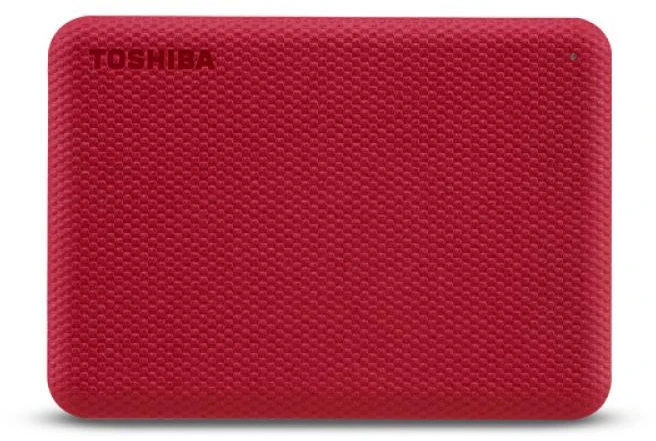 Išorinis kietasis diskas TOSHIBA Canvio Advance, raudonas, 2TB