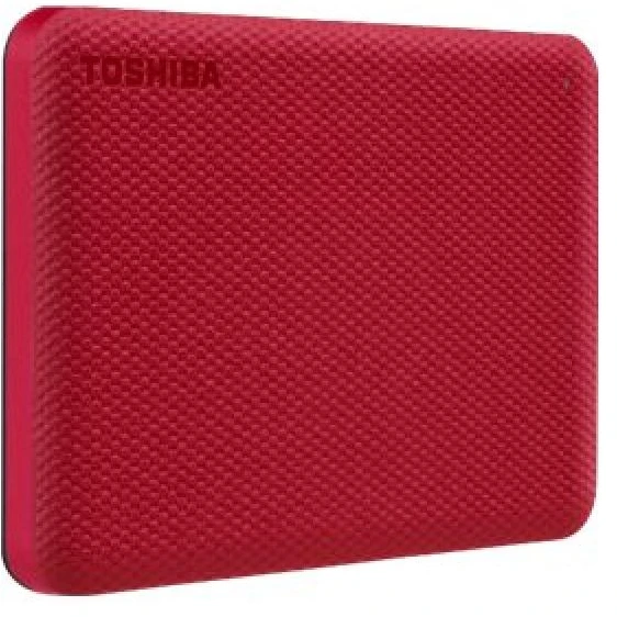 Išorinis kietasis diskas TOSHIBA Canvio Advance, raudonas, 2TB