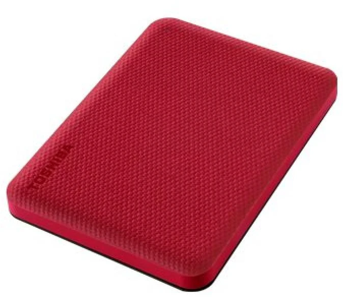 Išorinis kietasis diskas TOSHIBA Canvio Advance, raudonas, 2TB