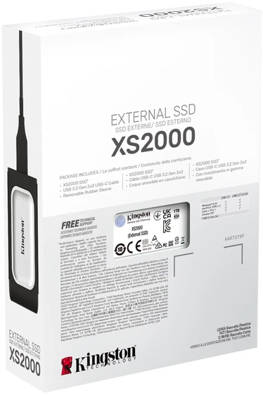 KINGSTON XS2000 PORTABLE SSD 1TB USB3.2