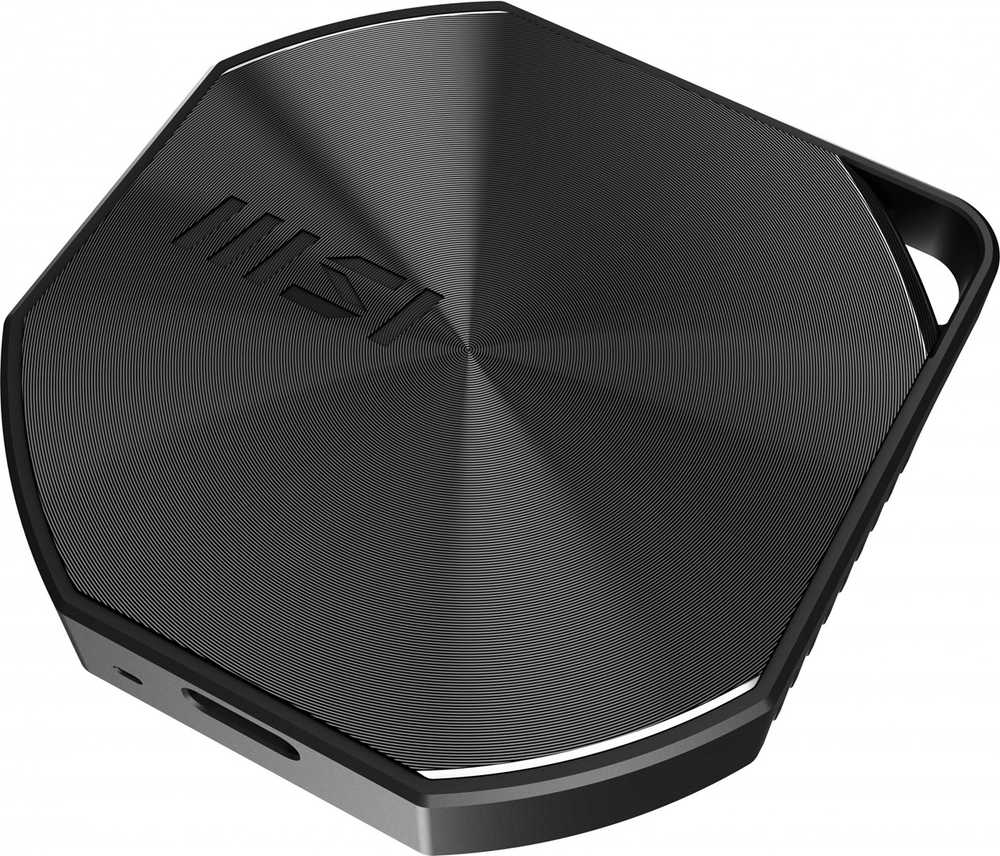 Kietasis diskas MSI DATAMAG 20GBPS 2TB išorinis SSD diskas USB Type-C USB 3.2 Gen 2x2 Juodas