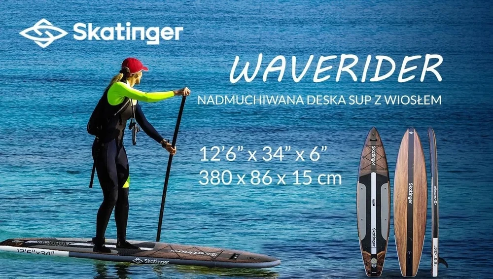 SKATINGER Waverider 380x86x16 turistinė irklentė