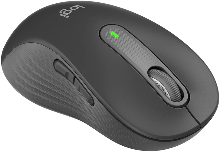 Belaidė pelė Logitech Signature M650 L Left, grafito spalvos
