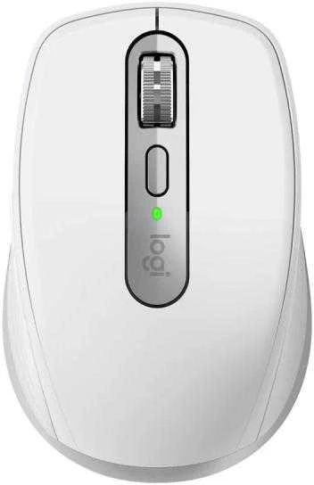 Belaidė pelė Logitech MX Anywhere 3S - RF belaidė + Bluetooth, lazerinis, 8000 DPI, Pale Pilkas (Baltas)
