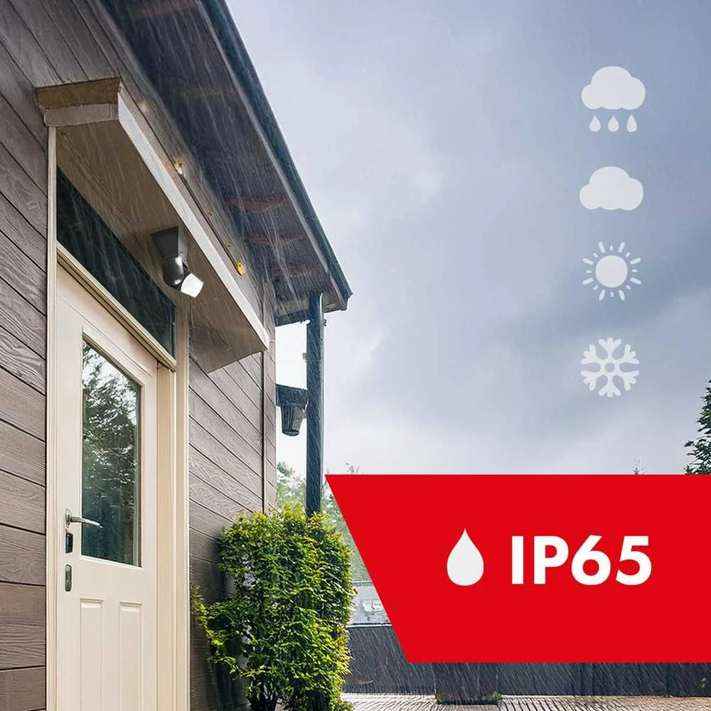 Judesio Jutiklis - Maclean MCE201 GR IP65 12m Aptikimo Diapazonas Juodas