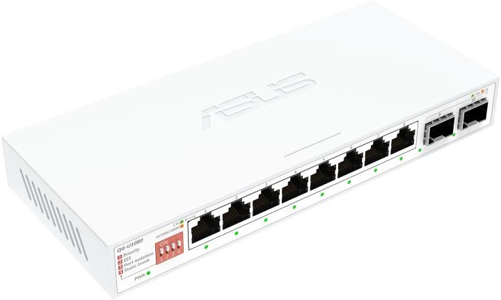 Jungiklis - ASUS QG-U1080 8 prievadų nevaldomas 2,5G Ethernet 18,6 Mpps