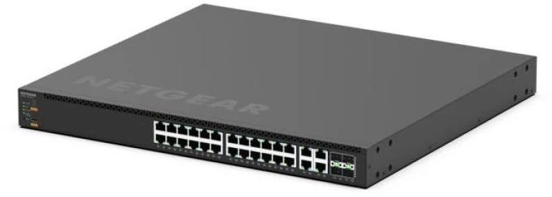 Šakotuvas NETGEAR MSM4332 valdomas L3 maitinimo per Ethernet (PoE) 1U Juodas