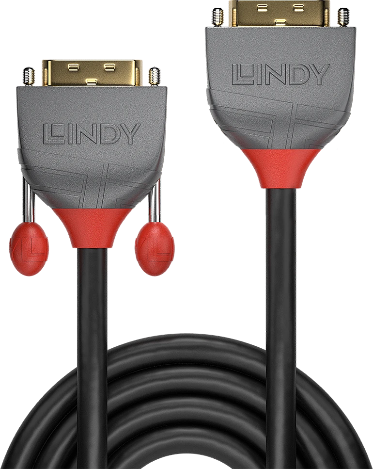 Kabelis - Lindy 2m DVI-D Dual Link pratęsimas M į F 2560x1600 60Hz