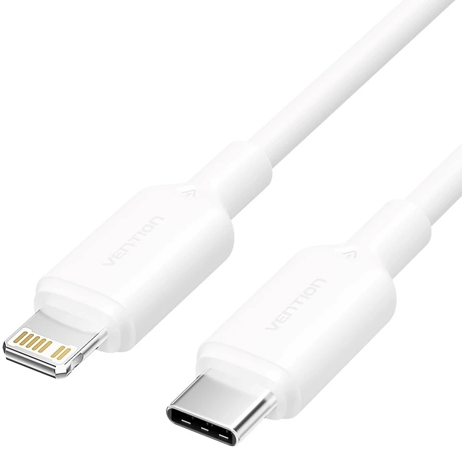 „Vention“ USB-C į „Lightning“ laidas 3A 480Mbps 1m Baltas