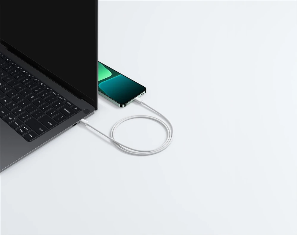 „Xiaomi“ | 3A pintas USB-C–USB-C laidas, 1 m