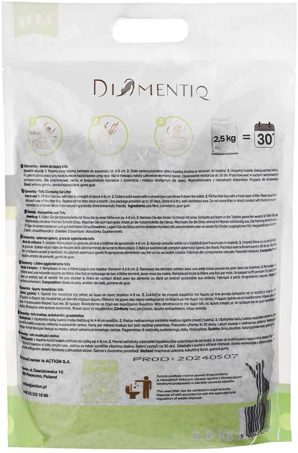 Kačių Kraikas - Diamentiq Tofu Matcha 2,5kg