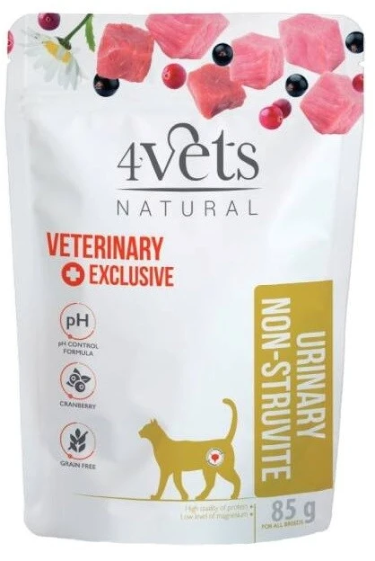 4VETS Natural Urinary Non-struvite – šlapias kačių maistas – 85g