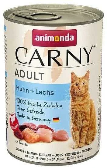 Animoda Drėgnas Kačių Maistas - Animonda Suaugusiųjų Vištiena Su Lašiša, 400g