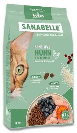 Kačių Maistas - BOSCH Sanabelle Sensitive vištiena Sausas 2kg