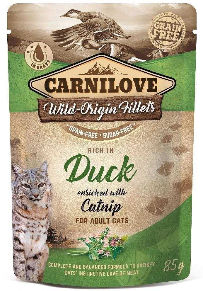 Carni Love Carnilove konservai katėms maiš. antiena Catnip 85g