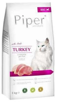 Kačių Maistas - DOLINA NOTECI Piper Animals kalakutiena Dry 3kg Be Grūdų
