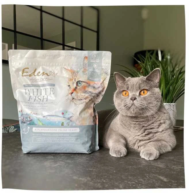 Kačių Maistas - EDEN Baltasis Žuvies ir Silkių Ikrai 1.5kg