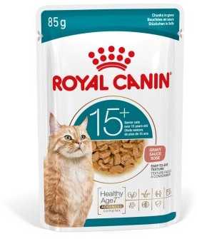 Kačių Maistas - Royal Canin Ageing 15+ Gabaliukai padaže 12x85g