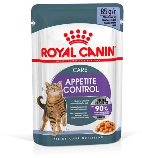 ROYAL CANIN FCN Appetite Control gelei – natvoer voor volwassen katten – 12x85g
