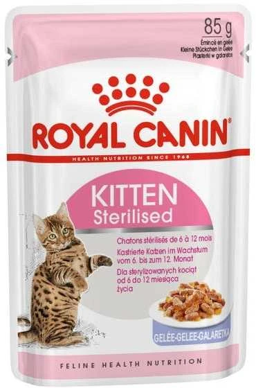 Drėgnas Kačių Maistas - ROYAL CANIN Sterelizuotiems, 12x85g