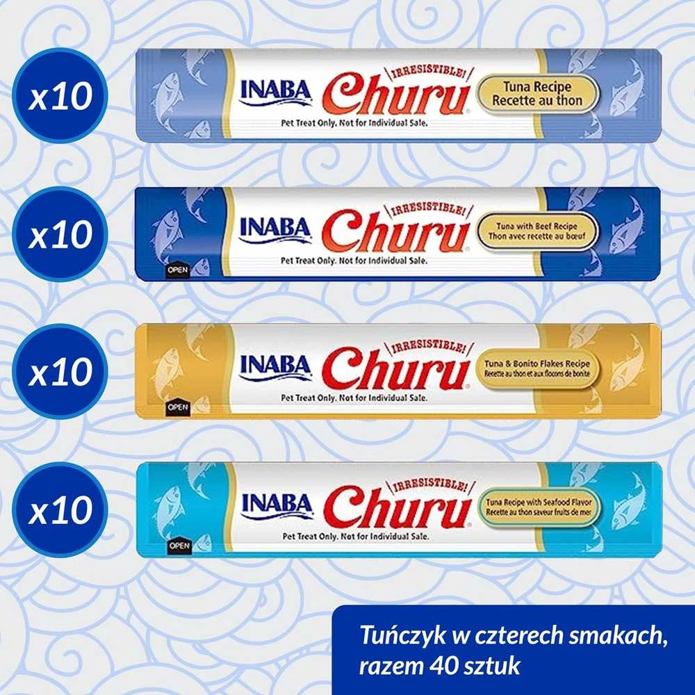 INABA CHURU Varietes Tunas Fruit m-kot 40x14 g