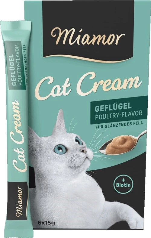 CREAM MIAMOR Cat Kreminis paukštiena - cat treats - 6x15g