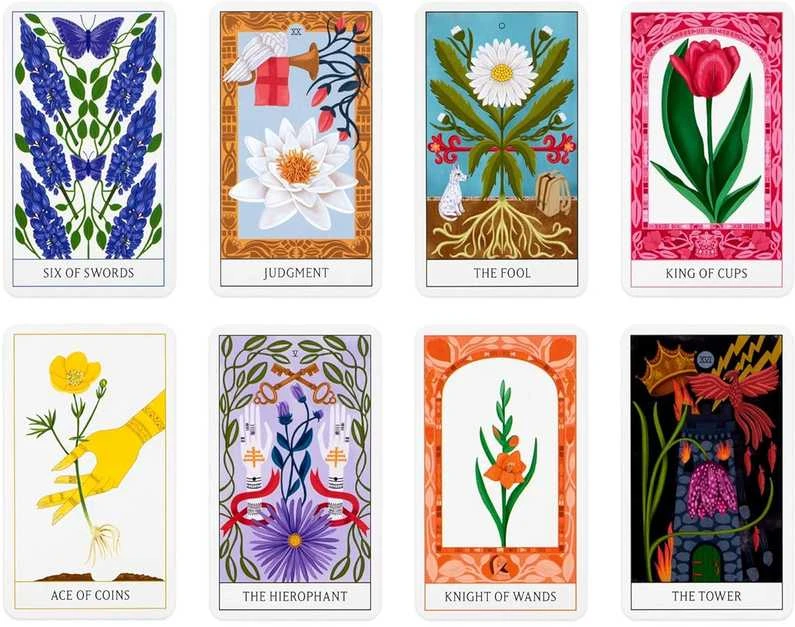 Kaddo Taro kortos FLORAL TAROT