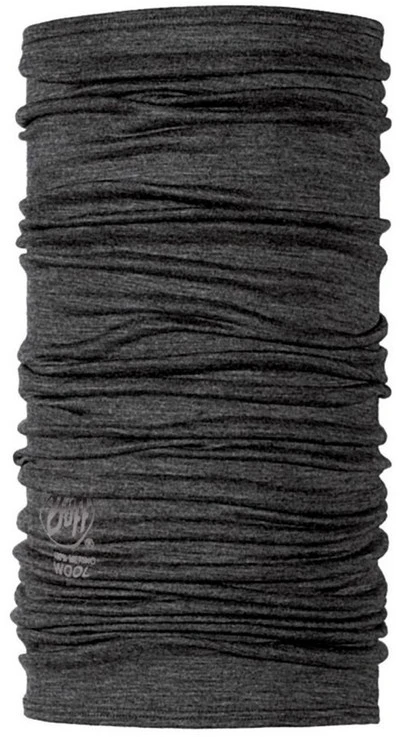 Kaklaskarė BUFF Lightweight Merino Wool Solid Pilkas