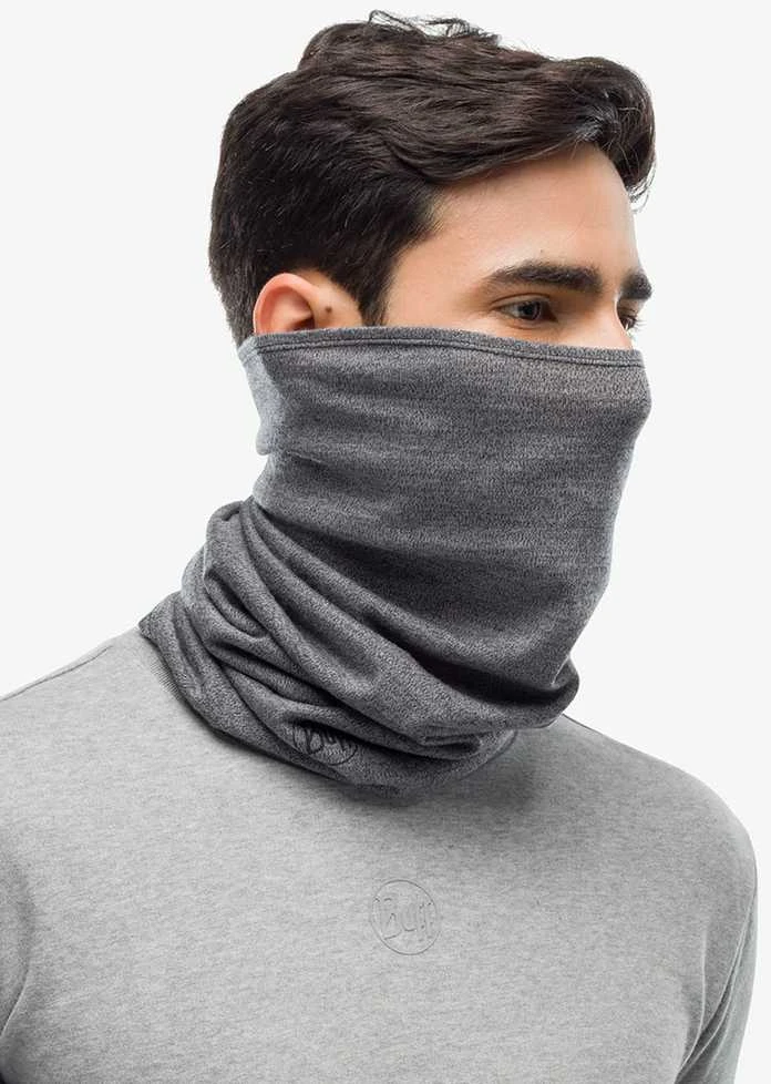 Kaklaskarė BUFF Midweight Merino Wool Light Pilkas Melange