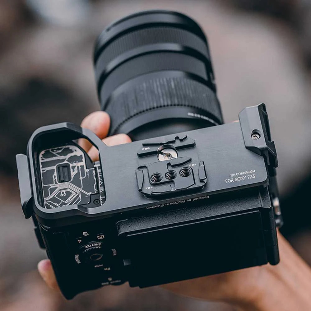 Kamera - Falcam F22 & F38 & F50 Quick Release Camera Cage V2 (Sony FX3/FX30, aliuminis, juodas)