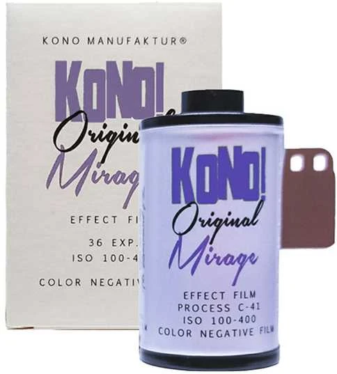 Foma Kamera - KONO Film Original Mirage 36 35mm Spalvota Neigiama Juosta