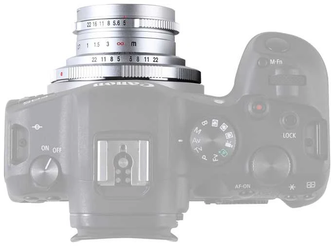 Kamera - Laowa 15mm f/5 Cookie FF, 110° AOV, 104g, Sidabrinė