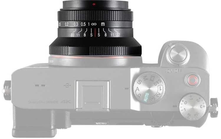 Kamera - Laowa 15mm f/5 Cookie FF Auto Aperture 110° Juodas