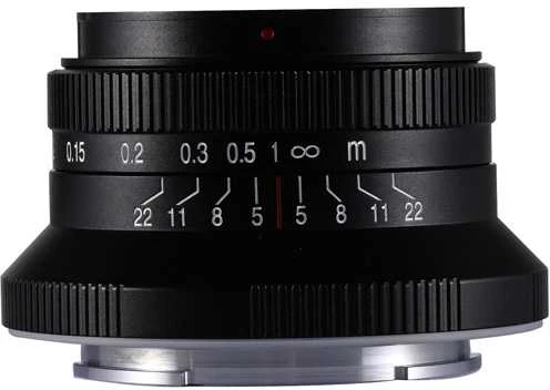 Kamera - Laowa 15mm f/5 Cookie FF Auto Aperture 110° Juodas