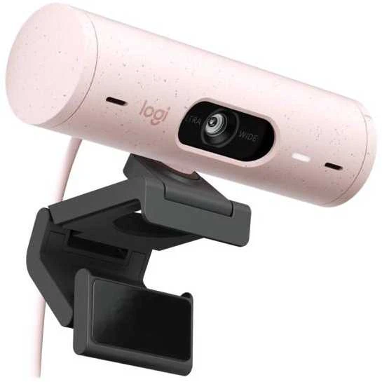 Internetinė kamera Logitech BRIO 500, Rožinės spalvos