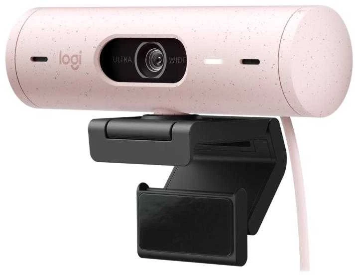 Internetinė kamera Logitech BRIO 500, Rožinės spalvos