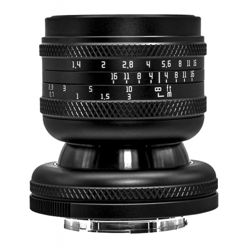 Kameros objektyvas - AstrHori MF 50mm f/1.4 Tilt objektyvas Sony E