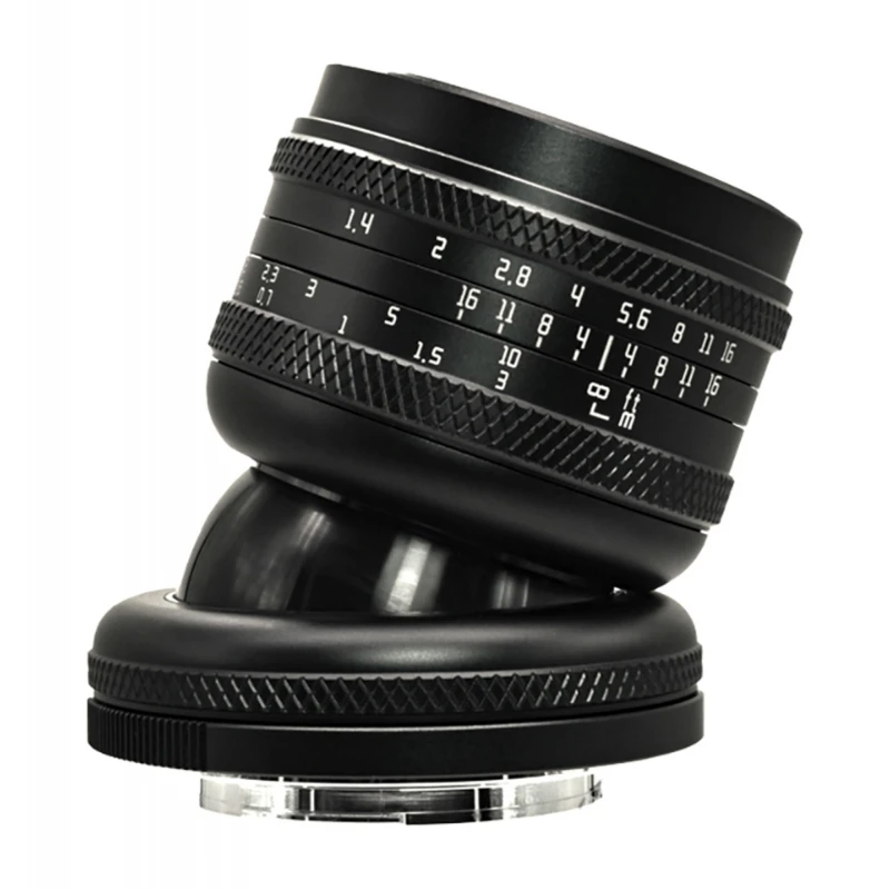 Kameros objektyvas - AstrHori MF 50mm f/1.4 Tilt objektyvas Sony E