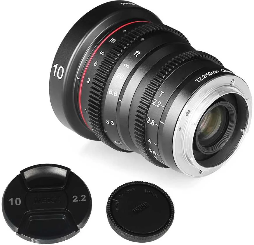 Kameros objektyvas - Meike MK 10mm T2.2 Cine Lens APS-C/MFT, Manual Focus