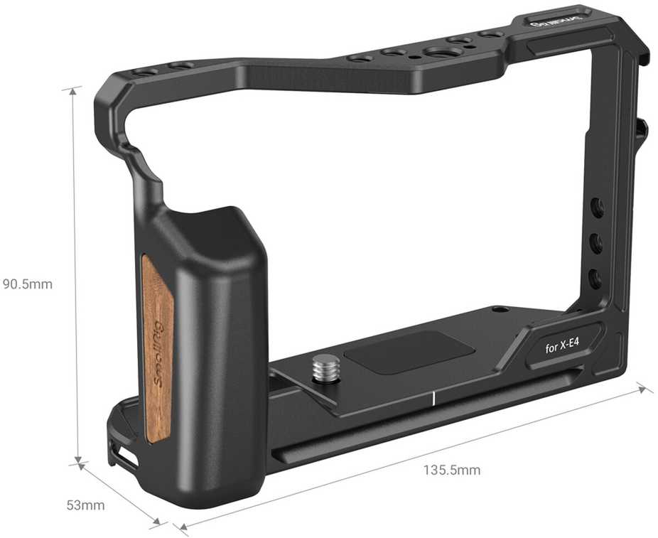 Kamera - SmallRig 3230 Cage for Fujifilm X E4, 1/4" 20 holes, cold shoe