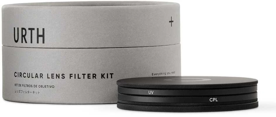 Kamera - Urth 82mm UV + CPL filtro rinkinys Vokietijos stiklas 20 sluoksnių danga