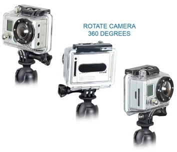 Garmin „Ram Mounts“ tvirtinimo pagrindas be pakuotės. „RAM GoPro“ tvirtinimo pagrindas 1 colio skersmens.