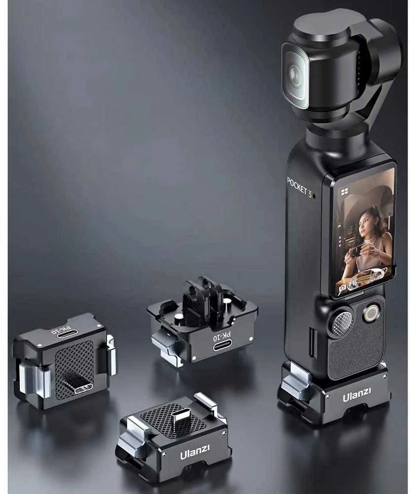 Kameros Adapteris - Ulanzi PK-10 USB-C Montavimo Adapteris DJI Osmo Pocket 3