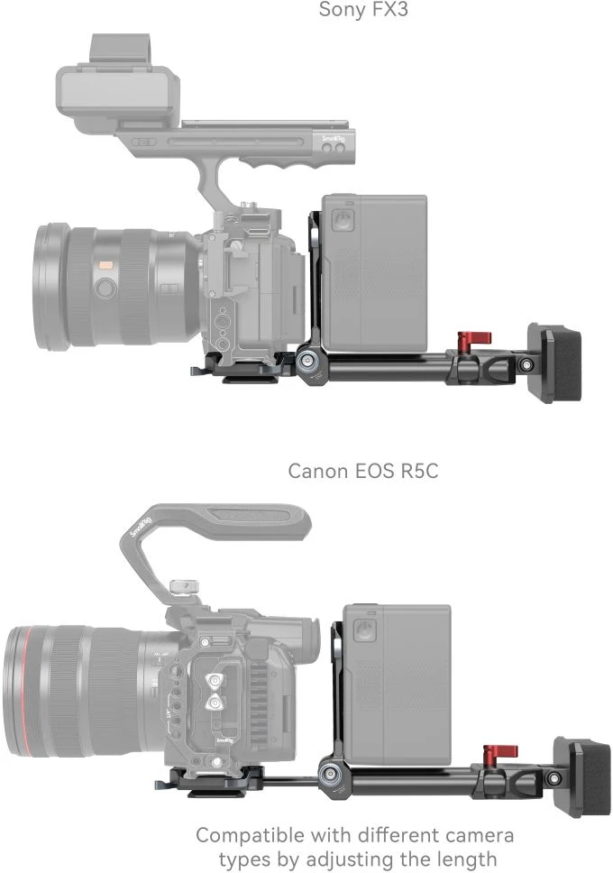 Kameros Baterijos Tvirtinimo Sistema - SmallRig 4063 V Mount baterijų tvirtinimo sistema, be įrankių montavimo, Arca-Swiss