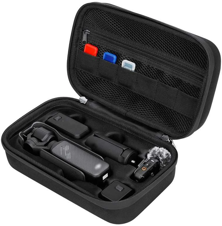 Kameros dėklas - JJC DJI Pocket 3 Creator Combo smūgiams atsparus, dulkių nepraleidžiantis, vandeniui atsparus