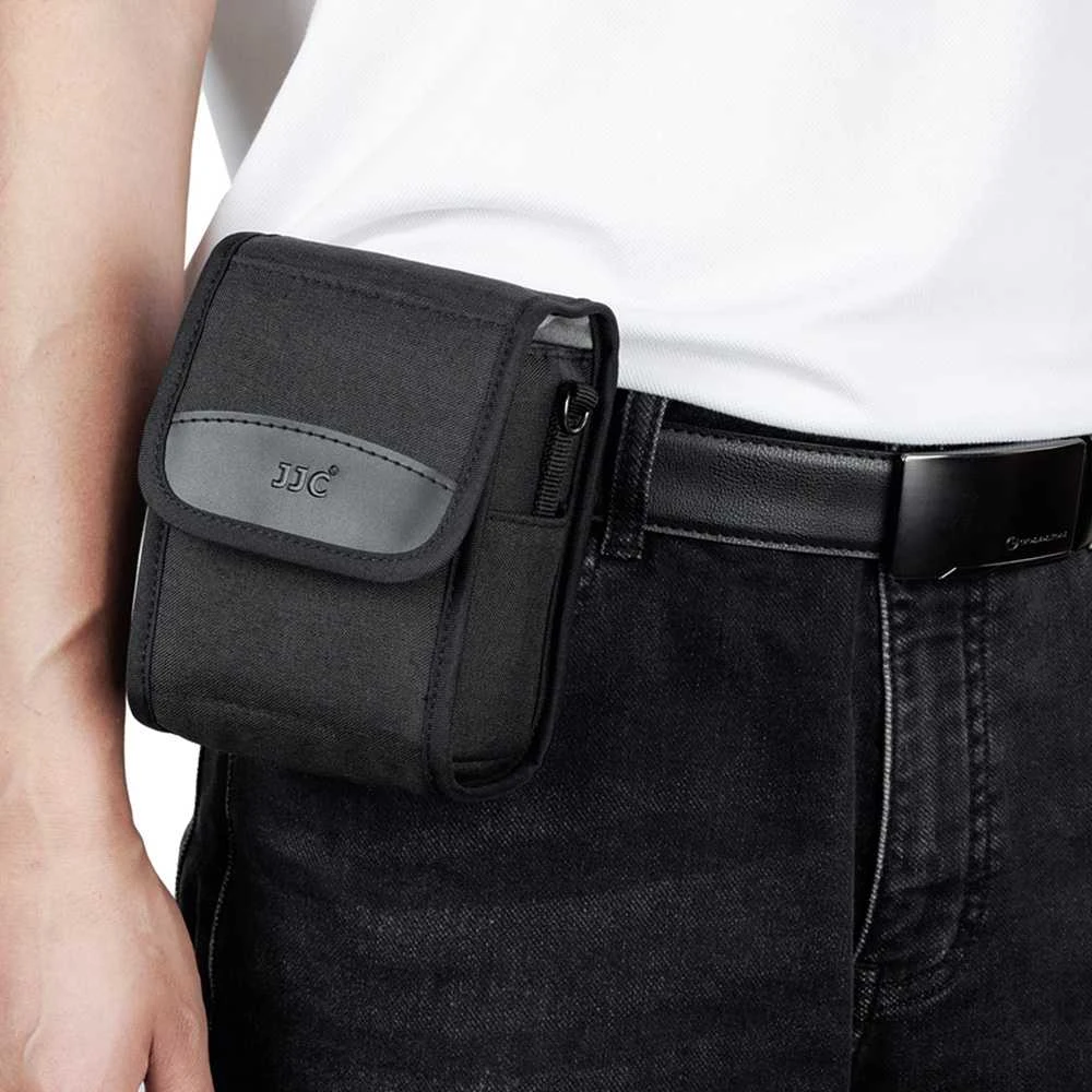 Kameros dėklas - JJC OC FX1 Compact Camera Pouch, poliesteris, reguliuojama juosta, juoda